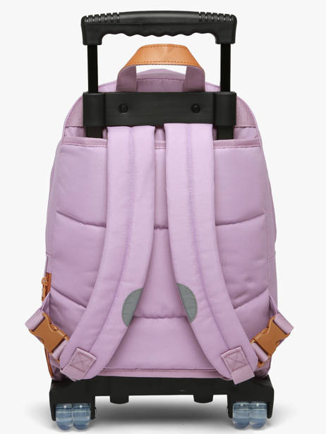 Sac A Dos à Roulettes 2 Compartiments Tann's Violet les fantaisies f 73195 vue secondaire 4