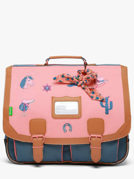 Cartable 2 Compartiments Tann's Rose les fantaisies f 41146