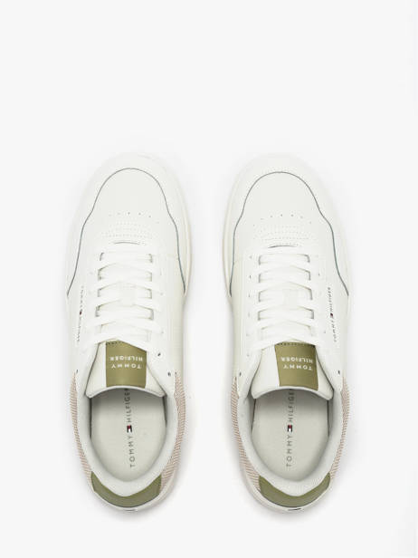 Sneakers En Cuir Tommy hilfiger Blanc men 5868YBL vue secondaire 4