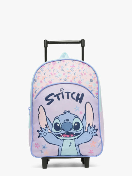 1 Compartment Wheeled Schoolbag Lilo & stitch Violet spring smiles 2105