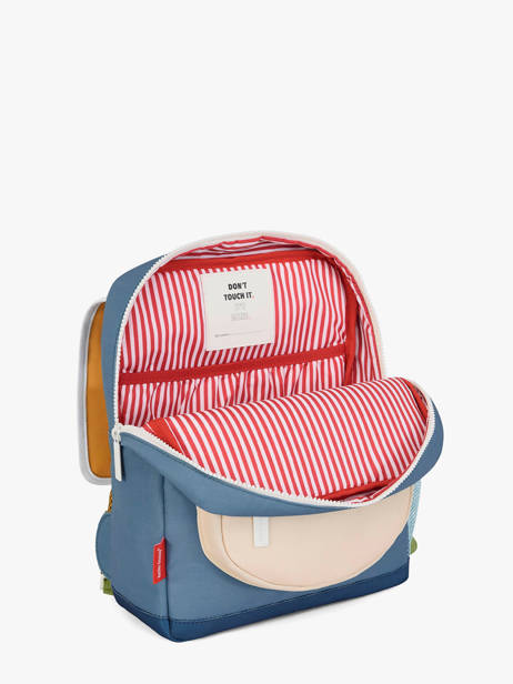 Backpack Hello hossy Blue cool kids MS25 other view 3