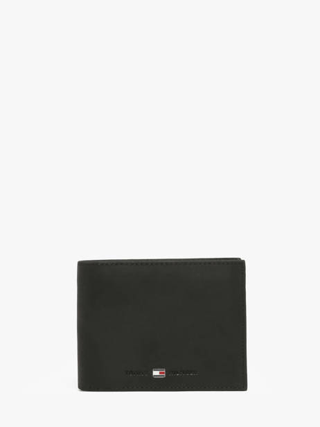 Portefeuille Cuir Tommy hilfiger Noir johnson AM00660 vue secondaire 1