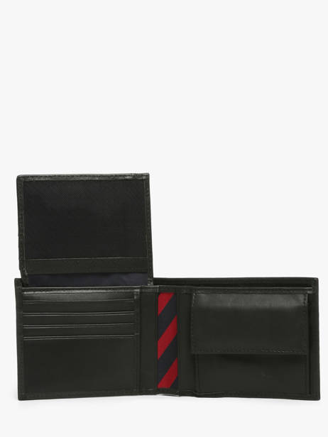 Portefeuille Cuir Tommy hilfiger Noir johnson AM00660 vue secondaire 3