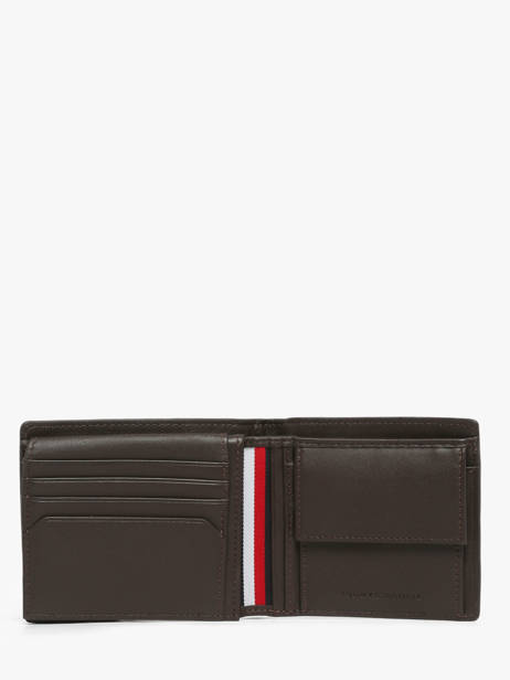 Portefeuille Cuir Tommy hilfiger Marron central AM14497 vue secondaire 1