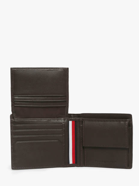 Portefeuille Cuir Tommy hilfiger Marron central AM14497 vue secondaire 2