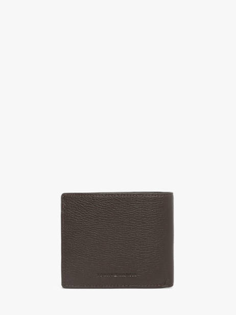 Portefeuille Cuir Tommy hilfiger Marron central AM14497 vue secondaire 3