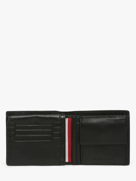 Portefeuille Cuir Tommy hilfiger Noir th soho AM14503 vue secondaire 1