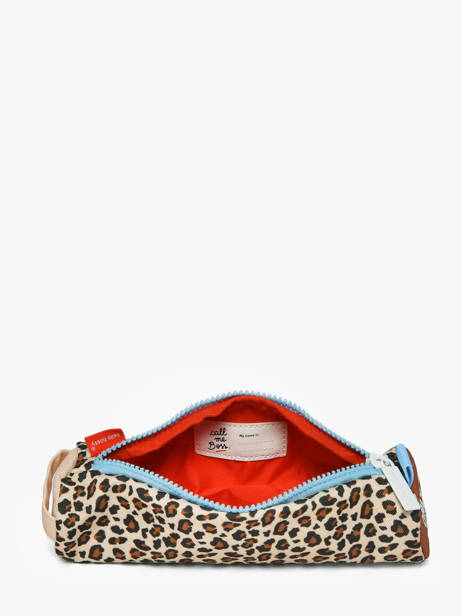Trousse 1 Compartiment Cool Kids Hello hossy Marron cool kids P vue secondaire 1