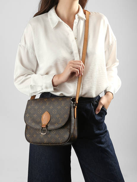 Sac Bandoulière Second Life Louis vuitton Marron second life M51242 vue secondaire 1