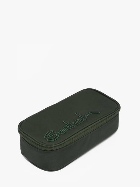 1 Compartment Pouch Satch Green pencil case 1203 other view 1