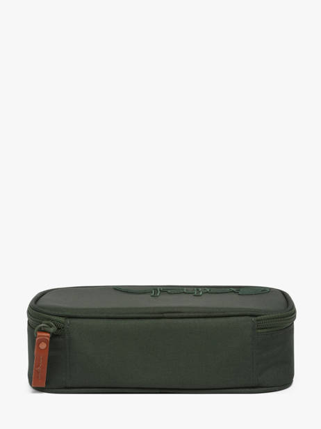 1 Compartment Pouch Satch Green pencil case 1203 other view 4