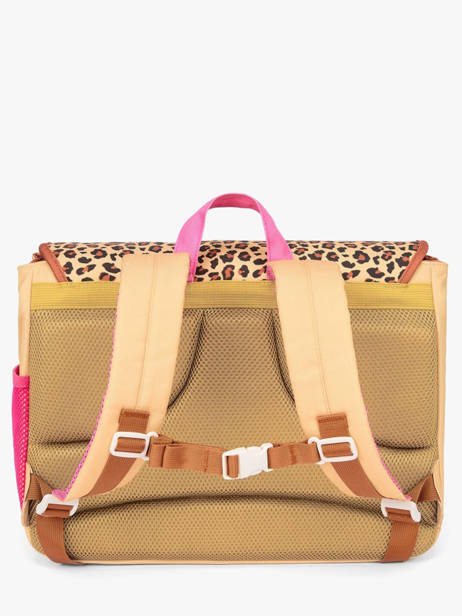 Cartable 1 Compartiment Hello hossy Beige cool kids P6 vue secondaire 4