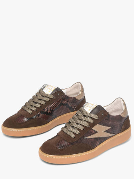Sneakers En Cuir Semerdjian Vert women LEEE445 vue secondaire 1