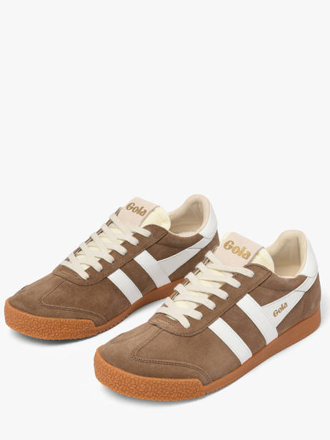 Sneakers En Cuir Gola Marron women CLB538FW vue secondaire 1