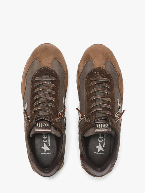 Sneakers Plateforme Cetti Marron women SRA vue secondaire 3