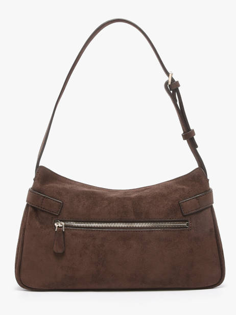 Sac Porté épaule Ella Aspect Daim Guess Marron ella SG975418 vue secondaire 3