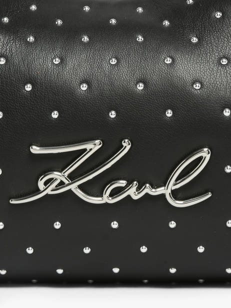 Sac Bandoulière K Signature Polyurethane Karl lagerfeld Noir k signature B3W30111 vue secondaire 2