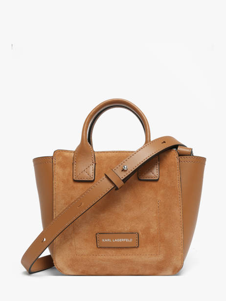 Sac Bandoulière K Daily Cuir Karl lagerfeld Marron k daily B3W30325 vue secondaire 4