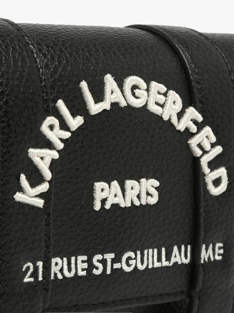 Sac Bandoulière Rsg Cuir Karl lagerfeld Noir rsg B3W30342 vue secondaire 2