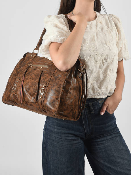 Sac Porté épaule A4 Format A4 Gallantry Marron format a4 AD vue secondaire 1