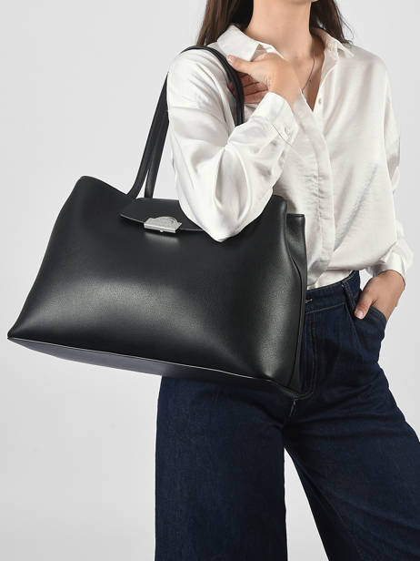 Cabas Rsg Cuir Karl lagerfeld Noir rsg B3W30115 vue secondaire 1