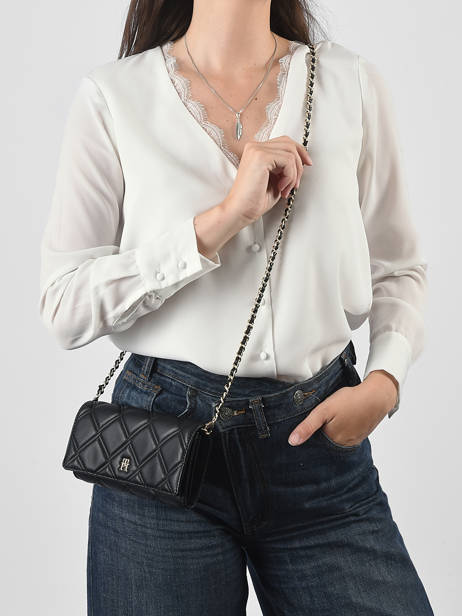Sac De Soirée Tommy hilfiger Noir th feminine  AW18795 vue secondaire 1