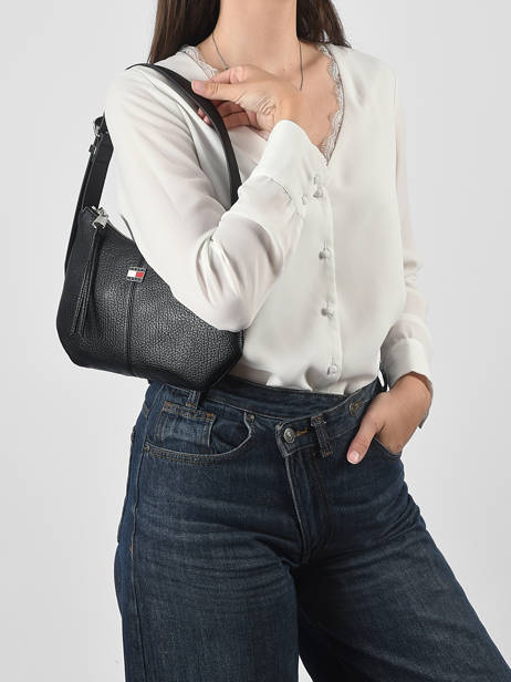 Sac Porté épaule Tjw Slouchy Tommy hilfiger Noir tjw slouchy AW18777 vue secondaire 1