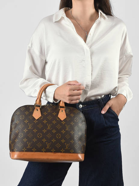 Satchel Second Life Louis vuitton Brown second life F9JIQXUI other view 1