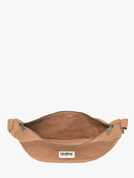 Sac Bandoulière Andrea Coton Hindbag Marron best seller ANDREA vue secondaire 2