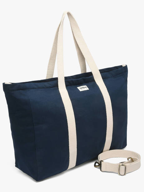 Sac Porté épaule Jean Coton Hindbag Bleu best seller JEAN vue secondaire 1