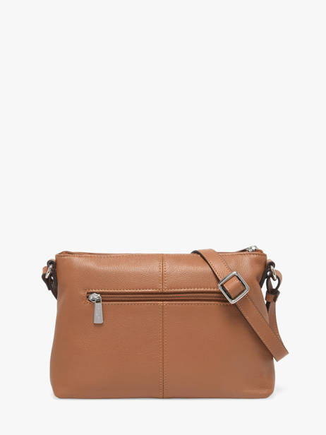 Sac Bandoulière Confort Cuir Hexagona Marron confort 464778 vue secondaire 3