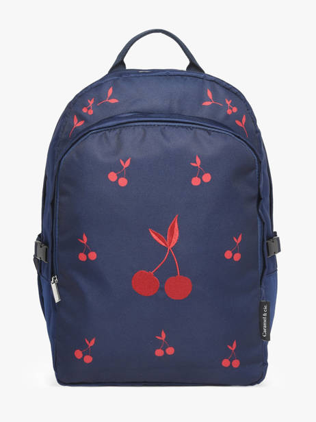 Sac à Dos 2 Compartiments Caramel et cie Bleu boheme FI