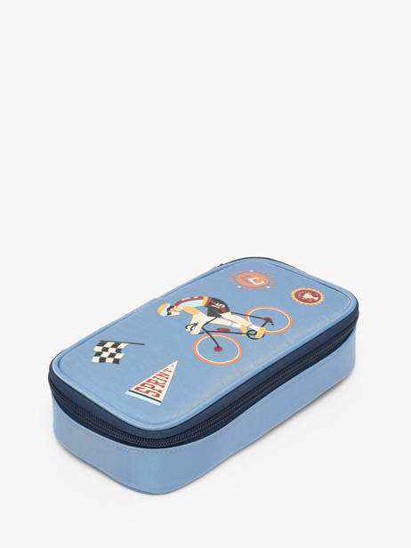 Trousse 1 Compartiment Caramel et cie Bleu fier GA vue secondaire 1