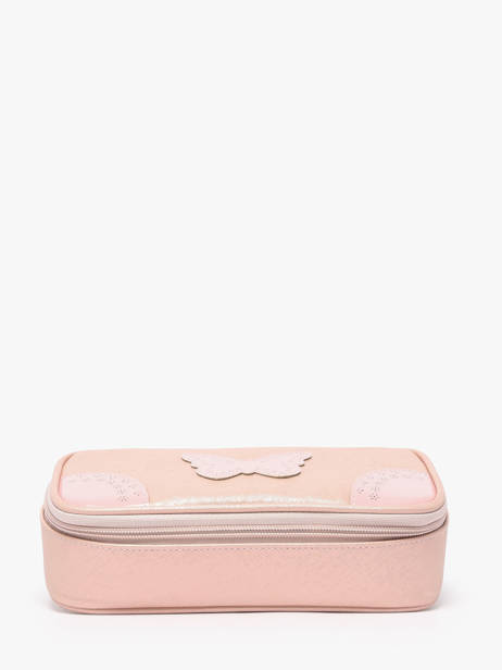 Trousse 1 Compartiment Caramel et cie Rose boheme FI