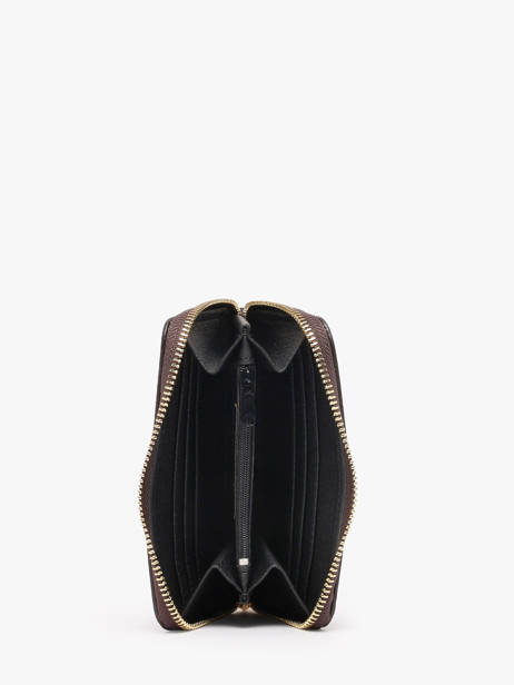 Porte-monnaie Cuir Milano Marron caviar CA19043O vue secondaire 1
