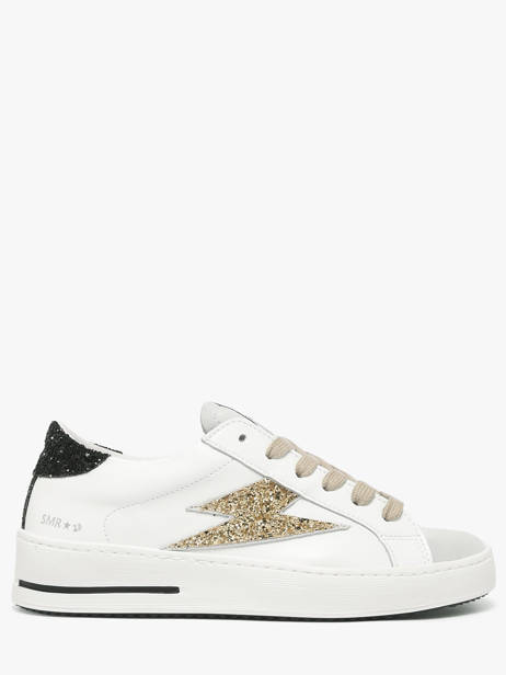 Sneakers In Leather Semerdjian White women MAYA8672