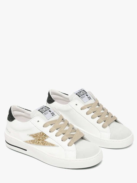 Sneakers In Leather Semerdjian White women MAYA8672 other view 1