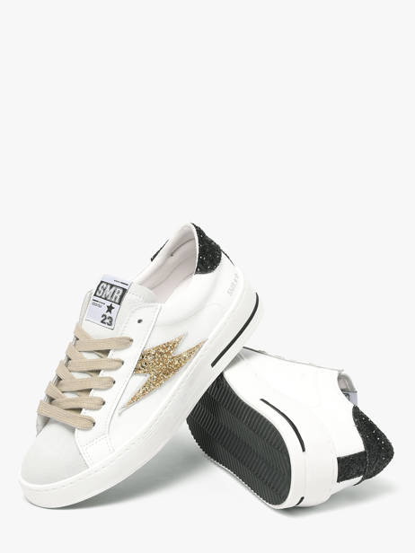 Sneakers In Leather Semerdjian White women MAYA8672 other view 2