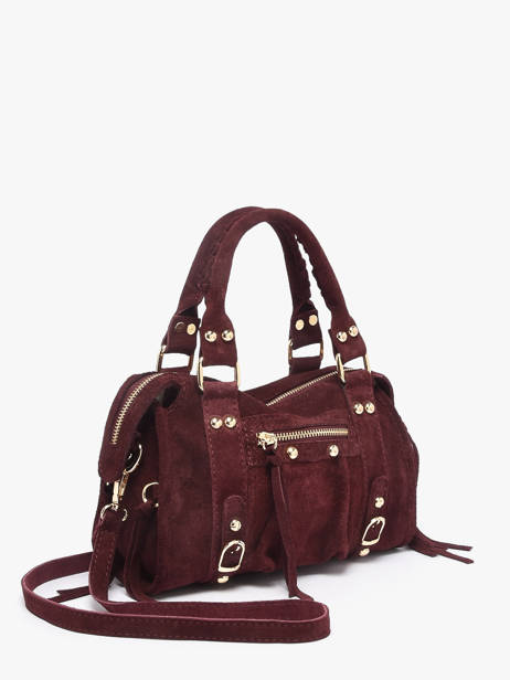 Sac Bandoulière Velvet Cuir Milano Rouge velvet VE24093O vue secondaire 1