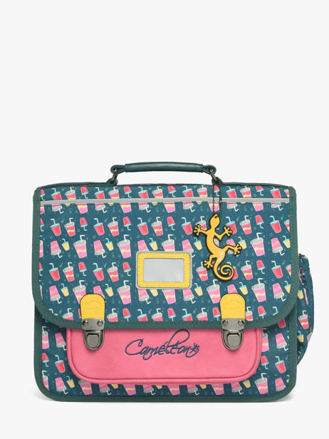 Satchel For Kids 2 Compartments Cameleon Blue retro CA35