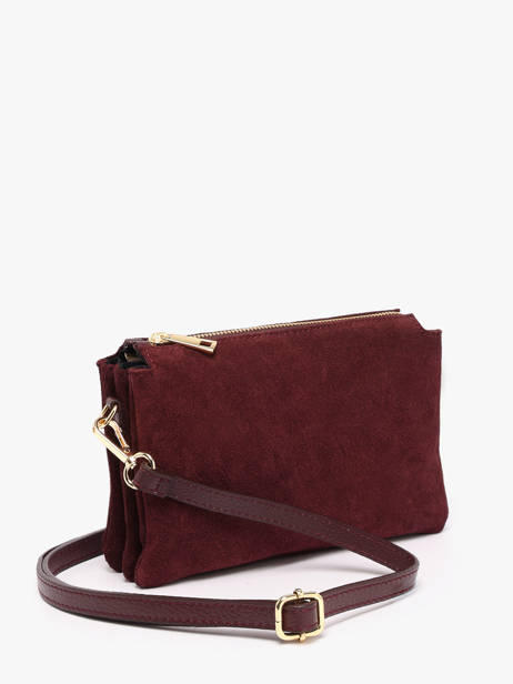 Sac Bandoulière Velvet Caviar Cuir Milano Rouge velvet caviar VC24117 vue secondaire 1