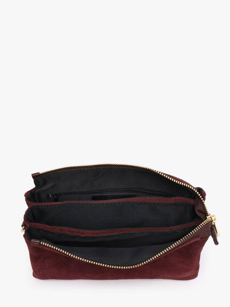 Sac Bandoulière Velvet Caviar Cuir Milano Rouge velvet caviar VC24117 vue secondaire 2