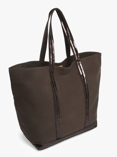 Le Cabas L Paillettes Vanessa bruno Marron cabas 1V40315 vue secondaire 1