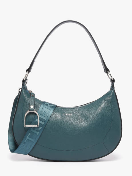 Sac Porté épaule M Altesse Cuir Etrier Bleu altesse EALT017M
