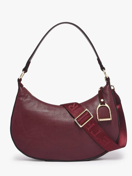 Sac Porté épaule Altesse Suede Cuir Etrier Rouge altesse suede EASU017M vue secondaire 4