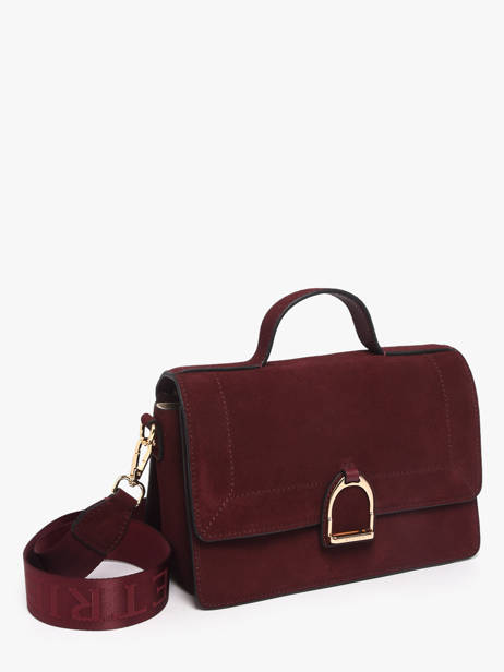 Sac Bandoulière M Altesse Suede Etrier Rouge altesse suede EASU048M vue secondaire 1