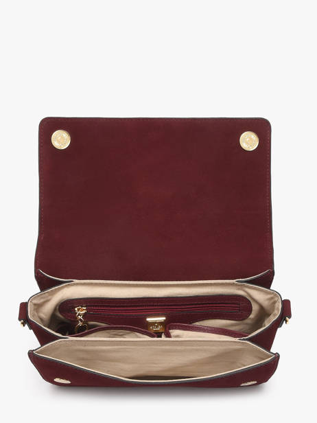 Sac Bandoulière M Altesse Suede Etrier Rouge altesse suede EASU048M vue secondaire 3