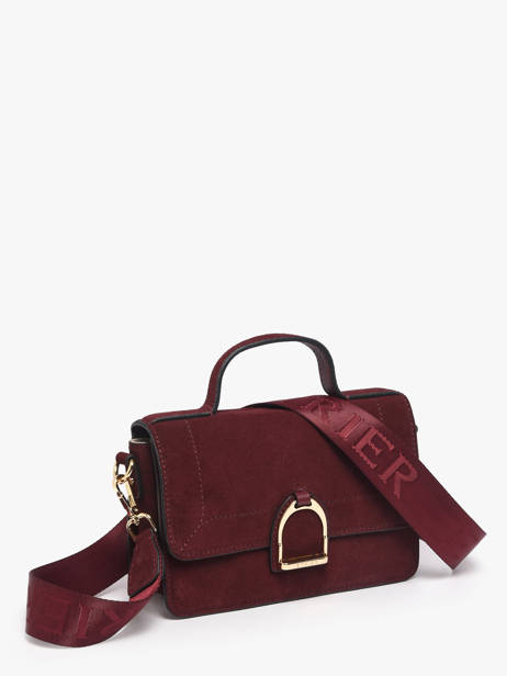 Sac Bandoulière S Altesse Suede Etrier Rouge altesse suede EASU048S vue secondaire 1
