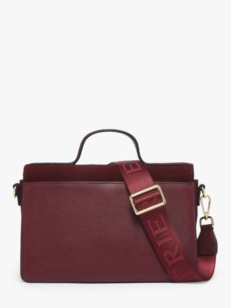 Sac Bandoulière M Altesse Suede Etrier Rouge altesse suede EASU048M vue secondaire 4