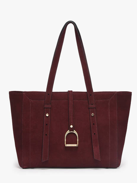 Sac Porté épaule Altesse Suede Cuir Etrier Rouge altesse suede EASU088S